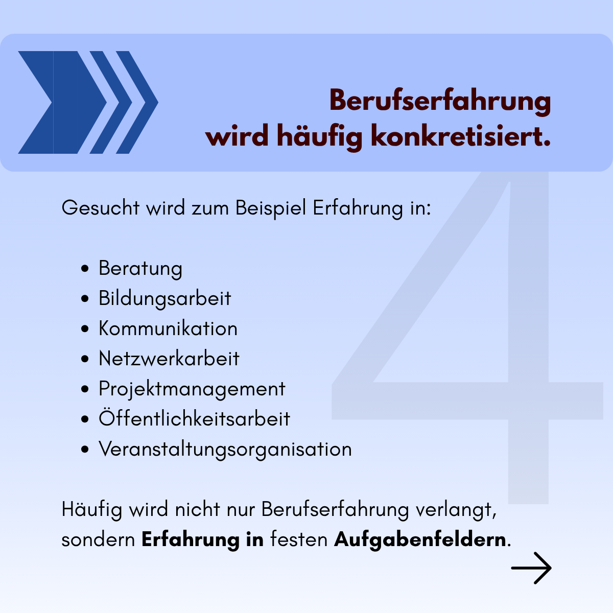 68 % aller Stellen verlangen Berufserfahrung
