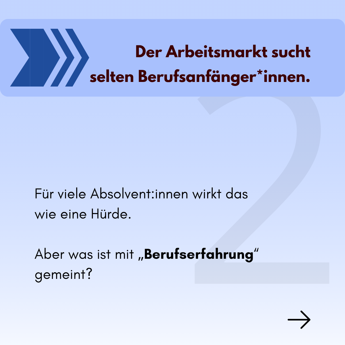 68 % aller Stellen verlangen Berufserfahrung