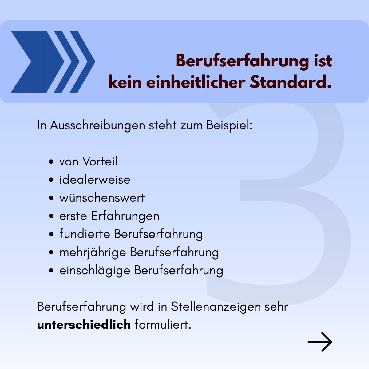 68 % aller Stellen verlangen Berufserfahrung