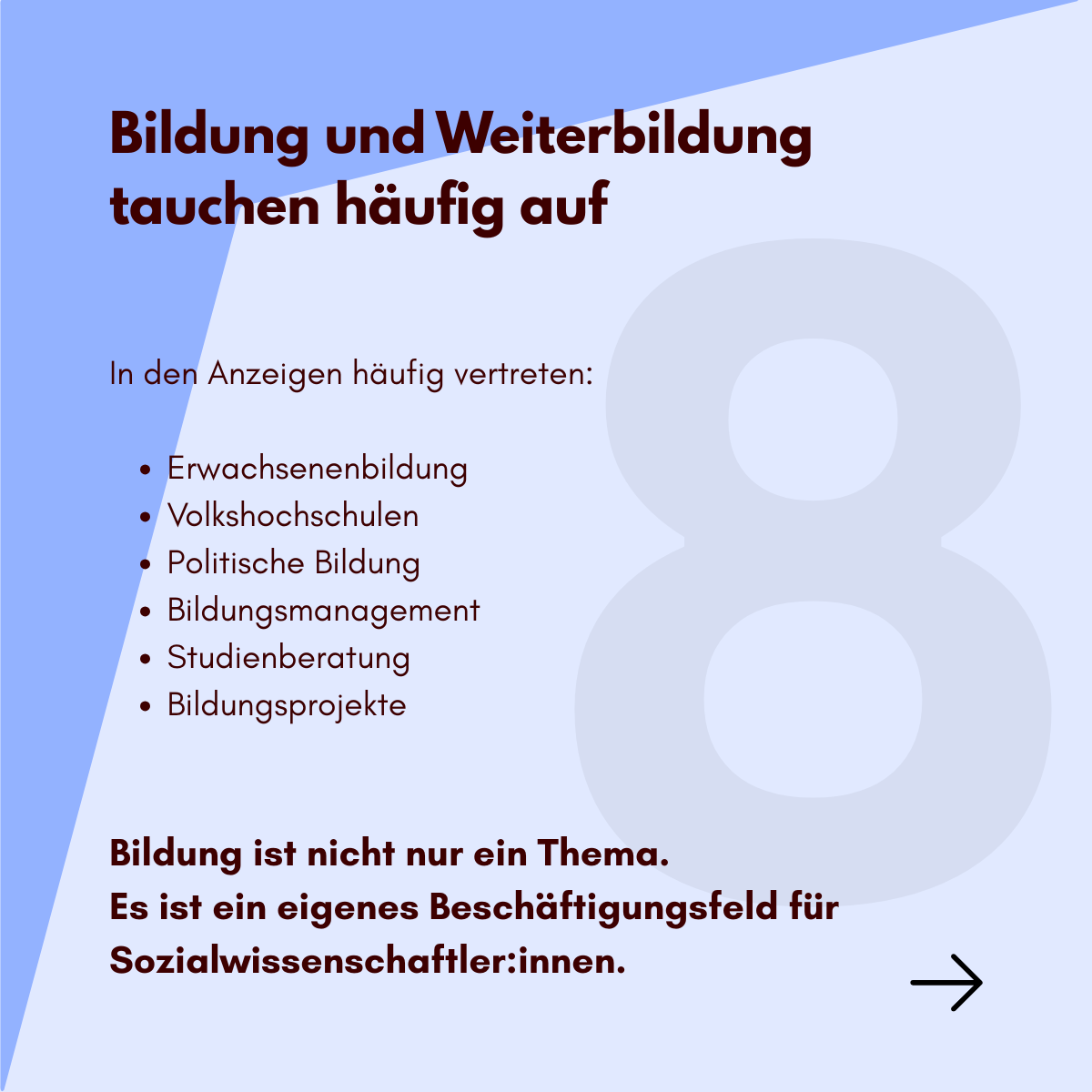 Sozialwissenschaften im Stellenmarkt