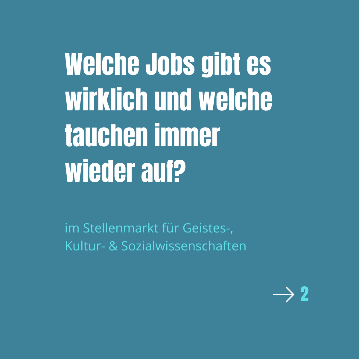 Welche Jobs gibt es wirklich und welche tauchen immer wieder auf?