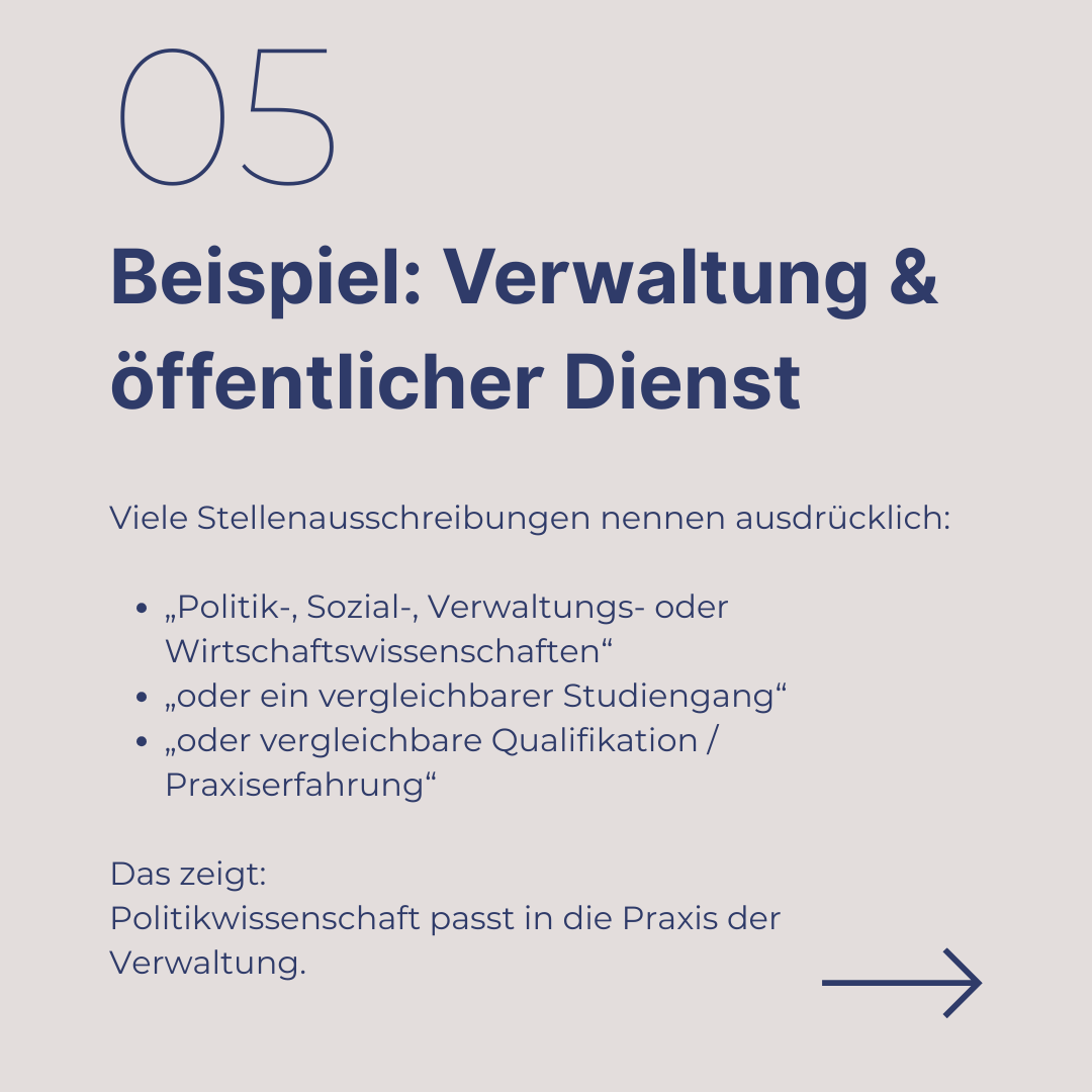Wohin mit einem Master in Politikwissenschaft? Geistes-, Kultur- und Sozialwissenschaftler:innen