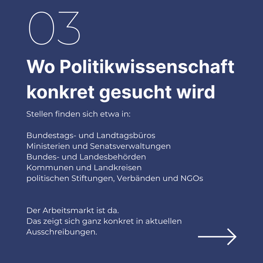 Wohin mit einem Master in Politikwissenschaft? Geistes-, Kultur- und Sozialwissenschaftler:innen