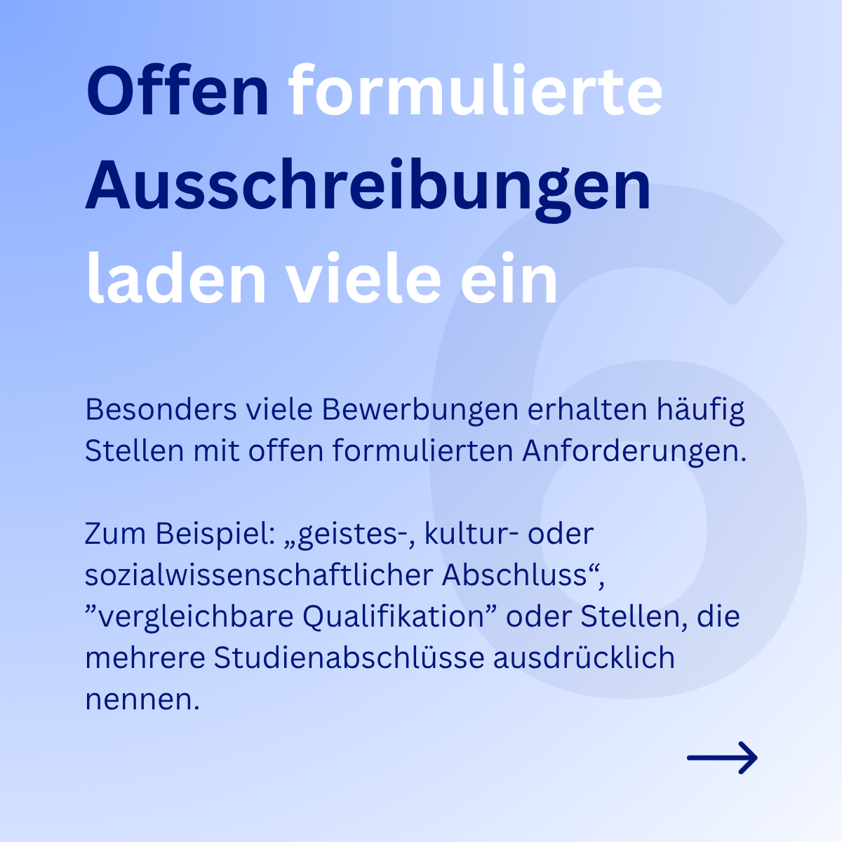 Welche Stellen sind besonders überlaufen und welche nicht? Beobachtungen aus dem Stellenmarkt für Geistes-, Kultur- und Sozialwissenschaftler:innen.