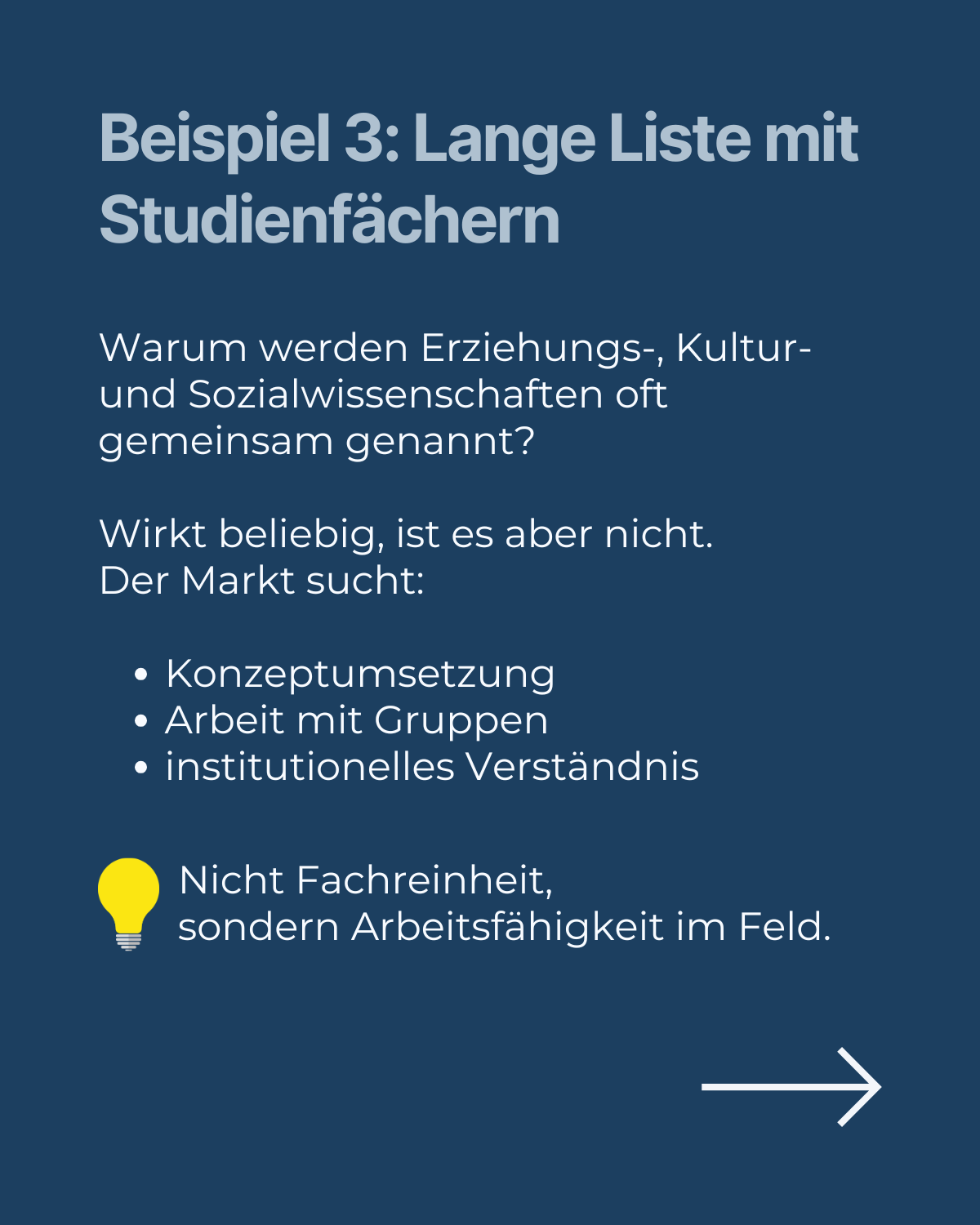 Passe ich mit meinem Abschluss eigentlich irgendwo rein?