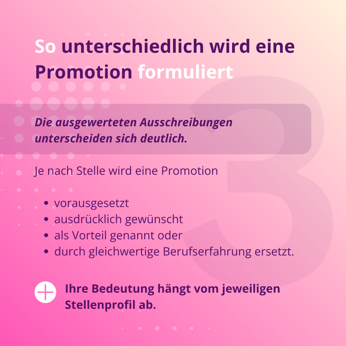 Welche Rolle spielt eine Promotion außerhalb der Wissenschaft?