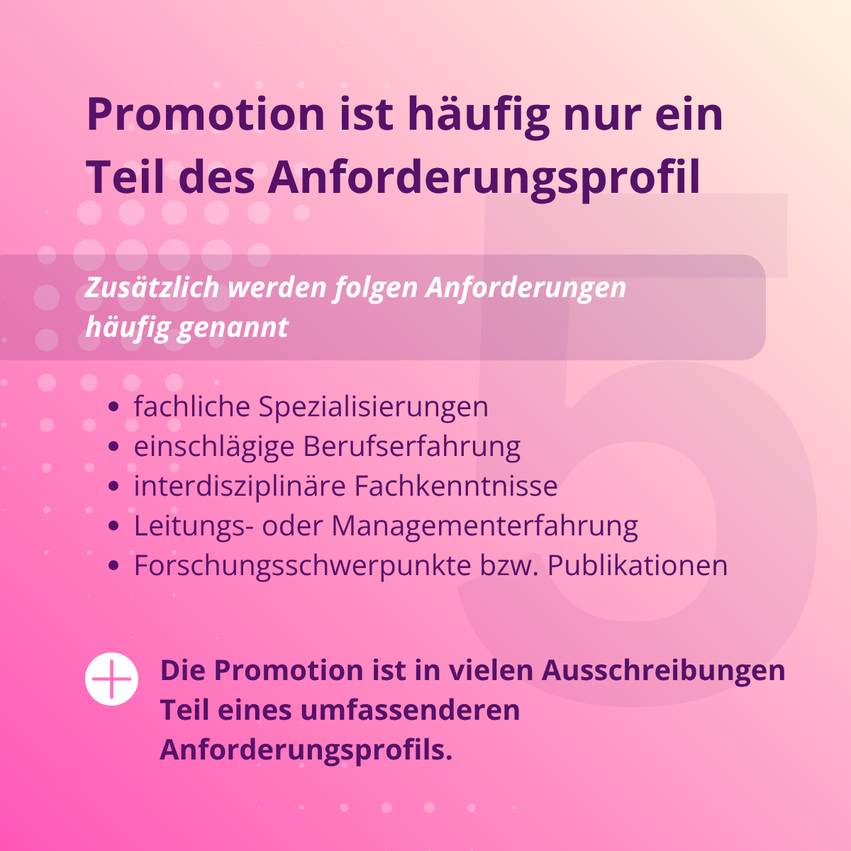 Nach der Promotion raus aus der Wissenschaft?