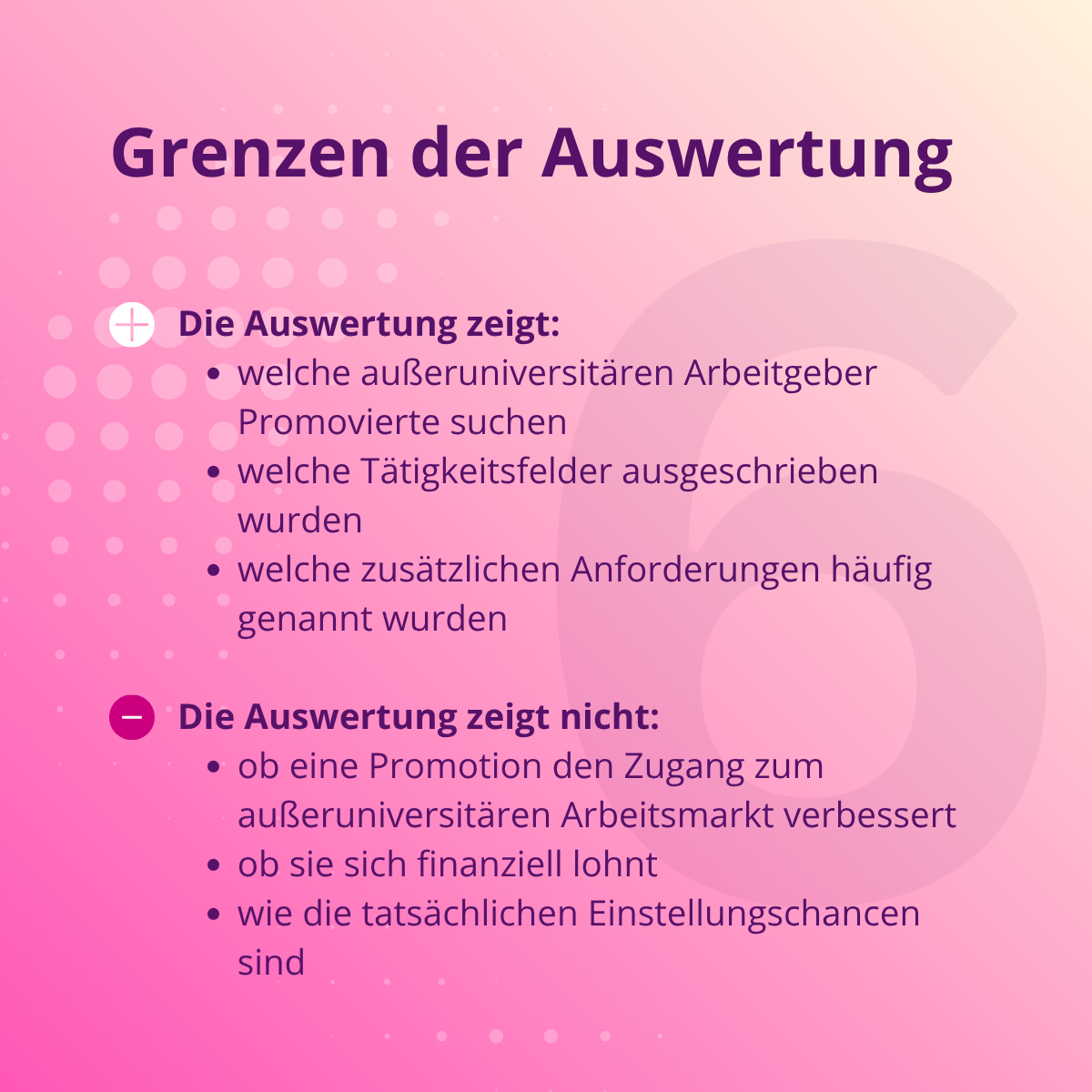 Nach der Promotion raus aus der Wissenschaft?