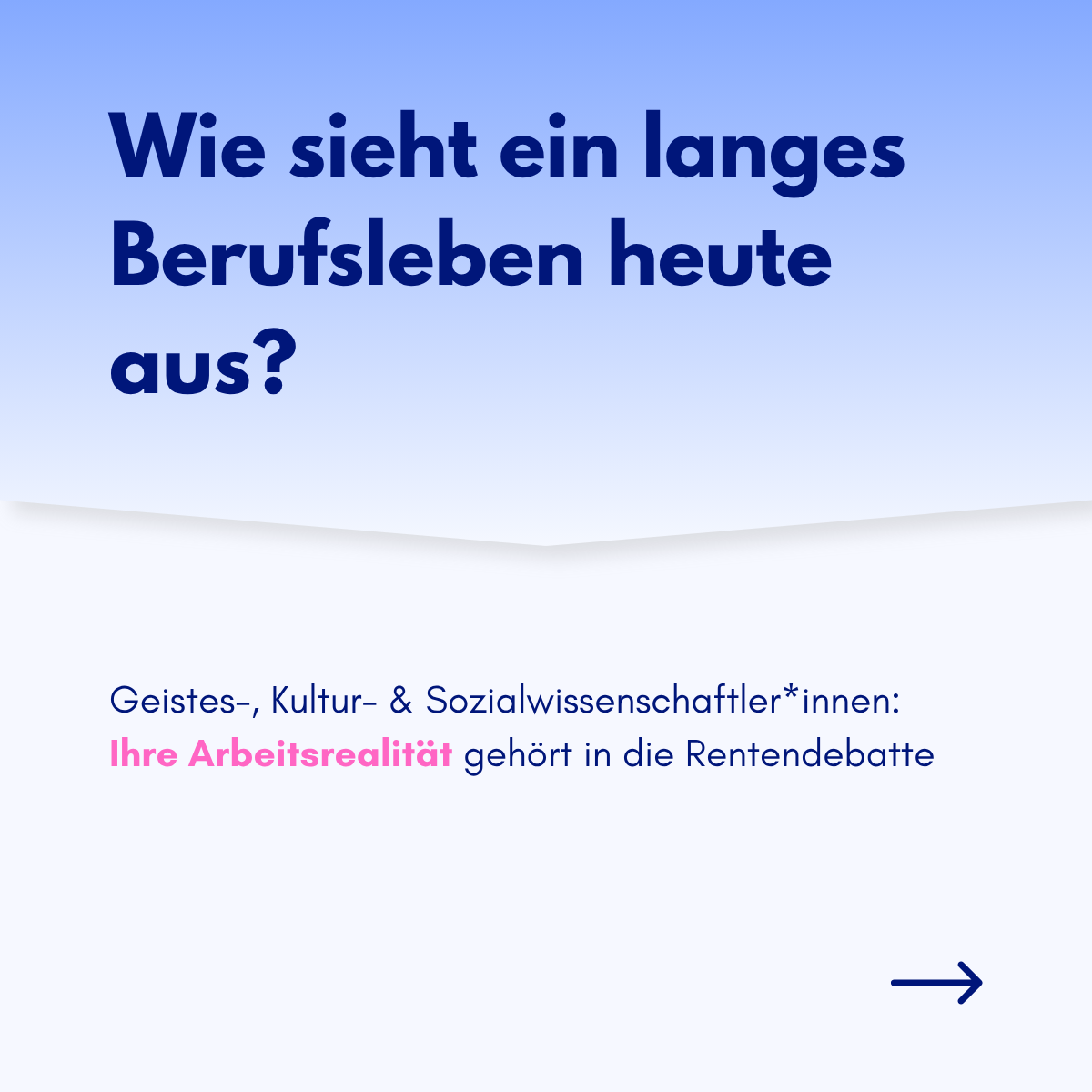 Fragen zur aktuellen Rentendebatte Geistes- und Sozialwissenschaftlerinnen und ihre Arbeitsrealität