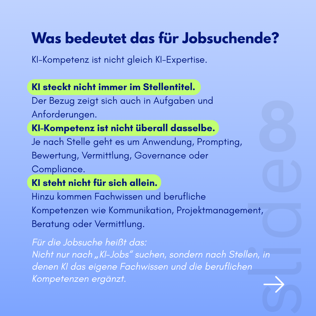 Wie zeigt sich  KI in Stellen  für Geistes- und Sozialwissenschaftler?