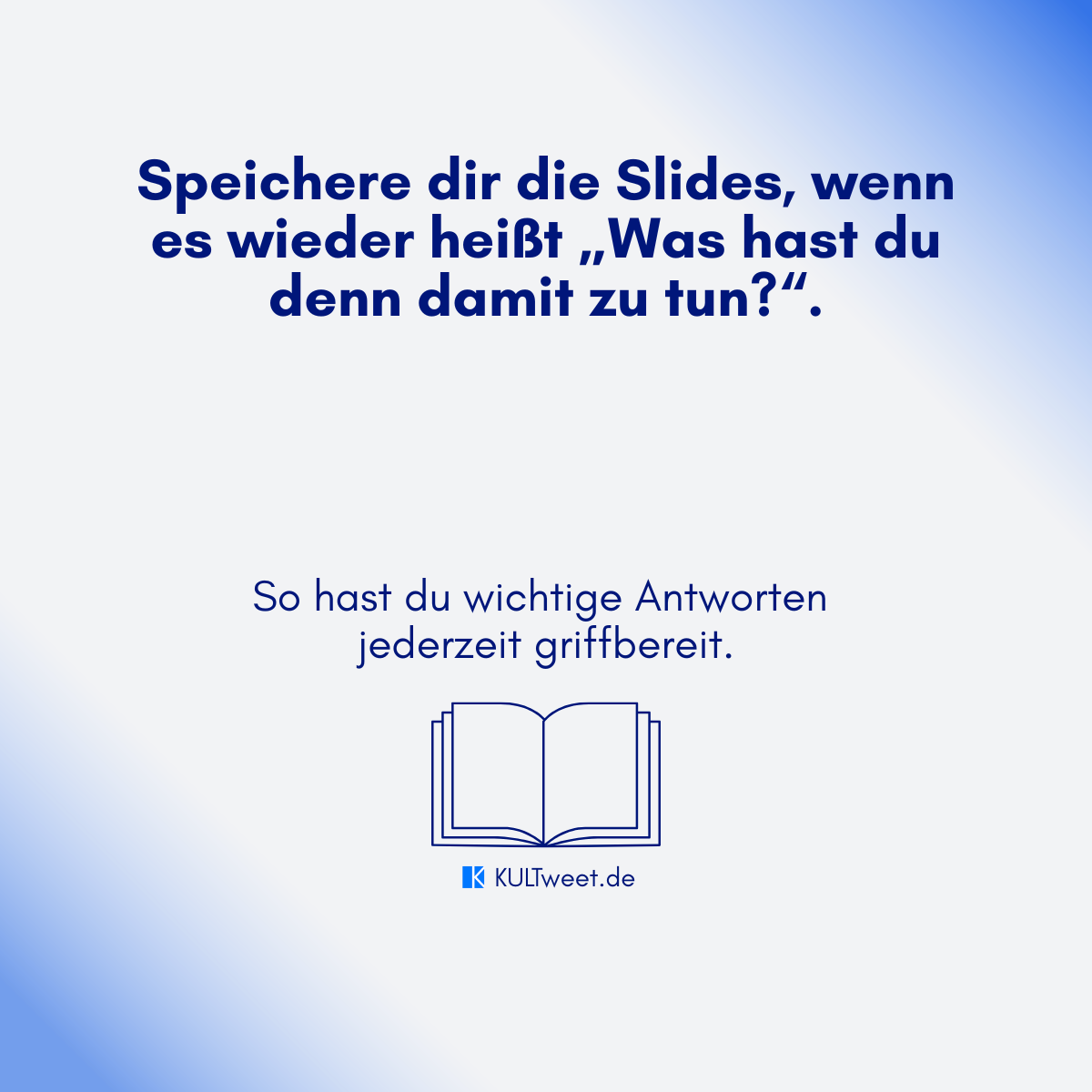 Was hast du denn damit zu tun?