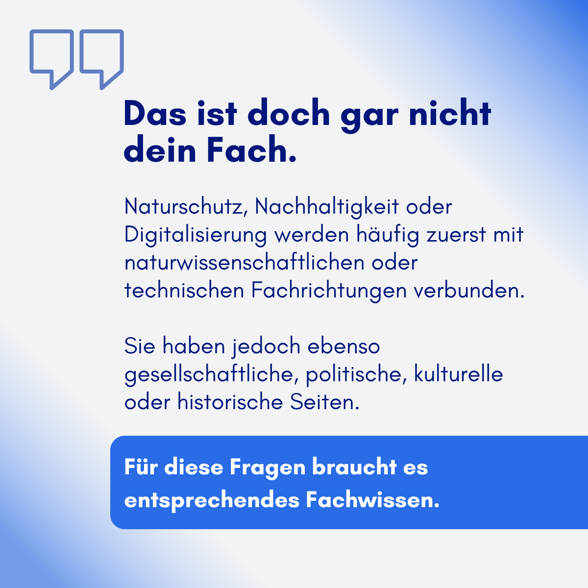 Was hast du denn damit zu tun?