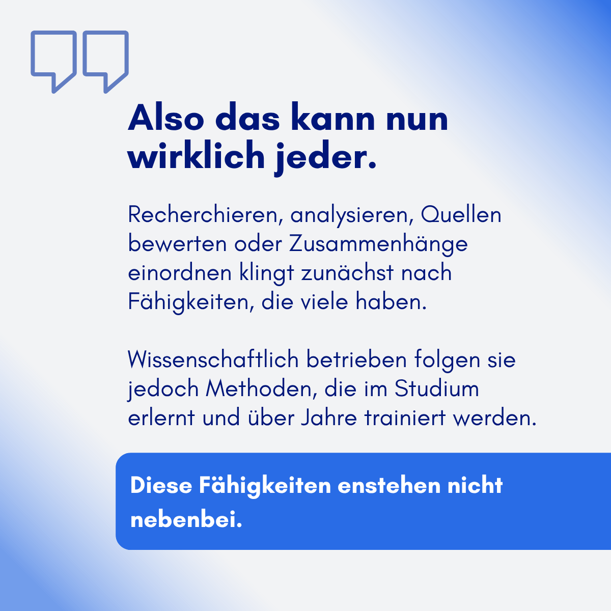 Was hast du denn damit zu tun?
