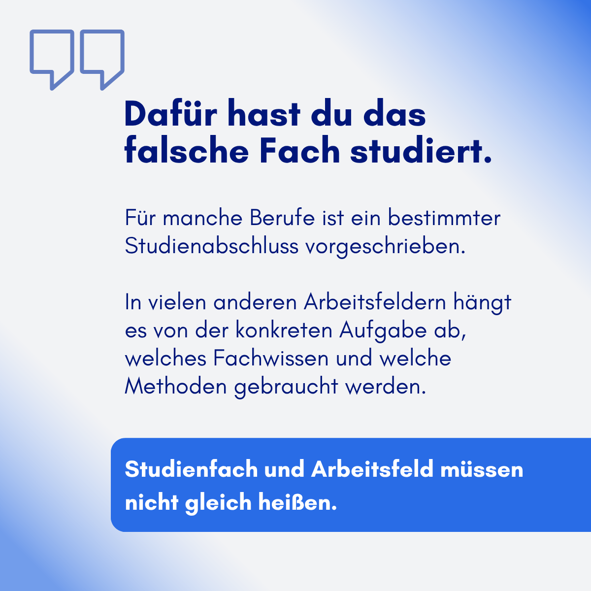 Was hast du denn damit zu tun?