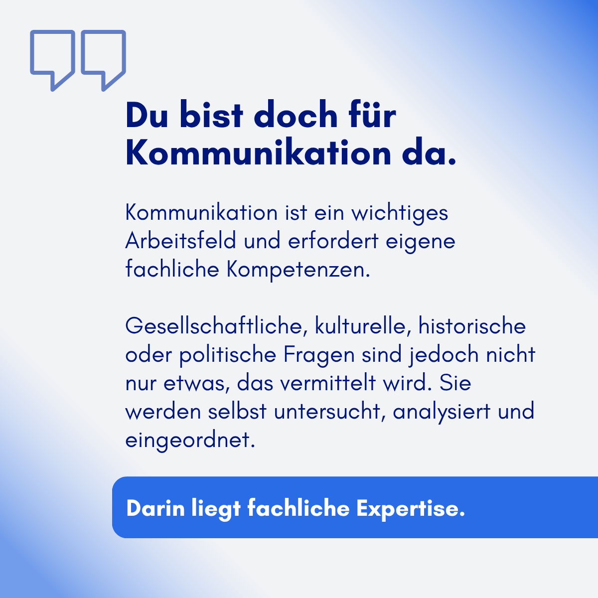 Was hast du denn damit zu tun?