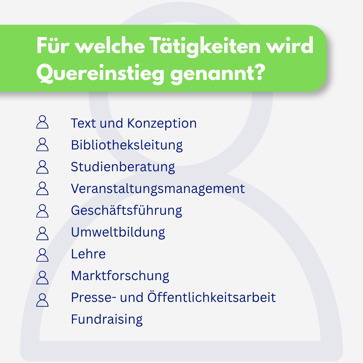 Was steht in Stellenanzeigen über den Quereinstieg?