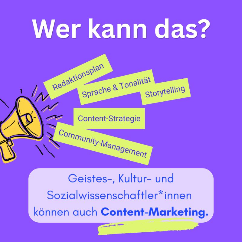 Wer kann das?